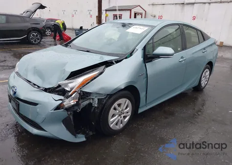 2016 Toyota Prius Two from USA, damaged, VIN JTDKBRFU3G3017093